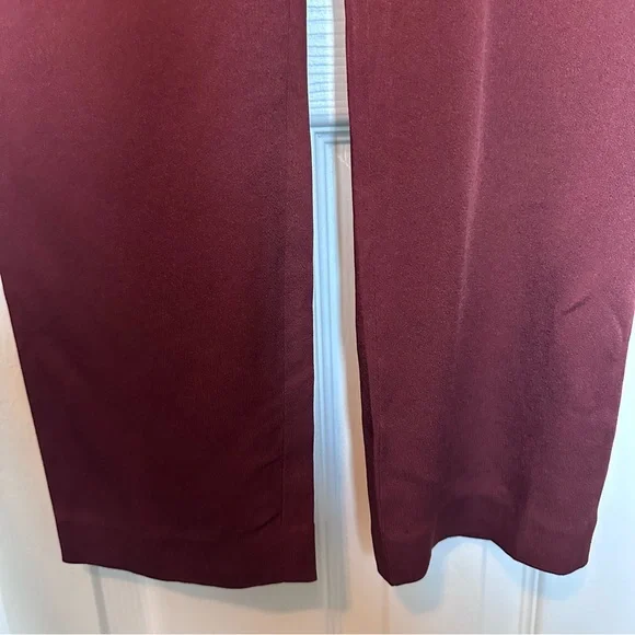 Veronica Beard Kavia Satin Jumpsuit in Clay Size 2 - Picture 7 of 16